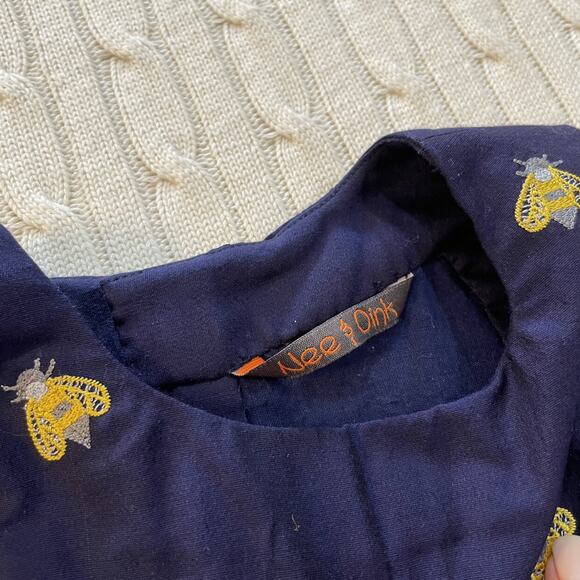 Boutique Bumblebee Blue Dress ~ 4/5 - Picture 5 of 12